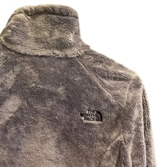 THE NORTH FACE WOMENS FLEECE JACKET GRAY TOP SHIRT WONTER FALL COAT SIZE S / P - Picture 7 of 7